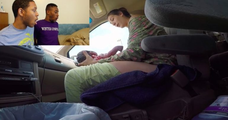 بالفيديو: هكذا انجبت طفلها في السيارة